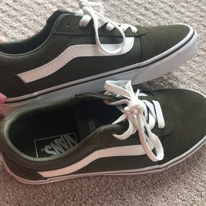 Green Suede Vans